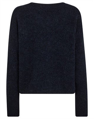 Mos Mosh - MMAlmine Knit Cardigan - Salute Navy 